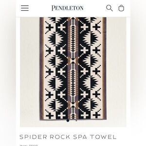 Pendleton Supersized Towel
Spider Rock Soa Towel